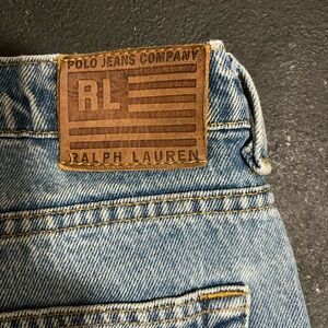 Vintage Ralph Lauren Classic Blue Relaxed Denim Jeans 34x34